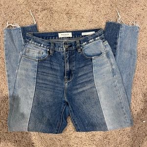 Pacsun two tone jeans